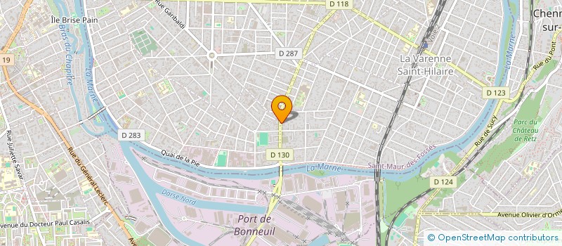 localisation de l'entreprise ARPEGE PROMOTION IMMOBILIERE  SAINT-MAUR-DES-FOSSES