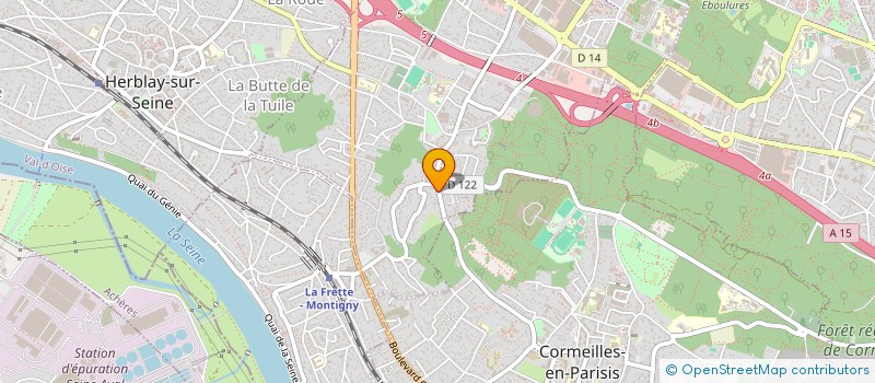 localisation de l'entreprise ARPEGE SERVICES à MONTIGNY-LES-CORMEILLES