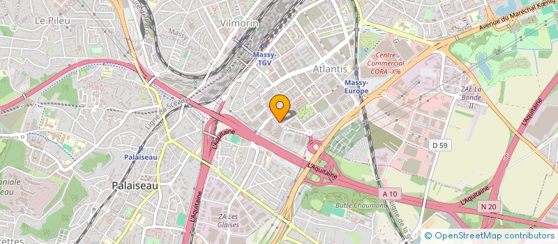 localisation de l'entreprise ARPEGES CONSEILS  MASSY