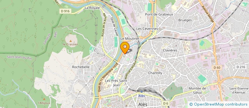 localisation de l'entreprise ARPEGES DE GARD  ALES