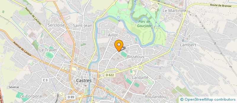 localisation de l'entreprise ARPEGIO  CASTRES
