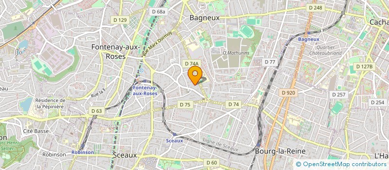 localisation de l'entreprise ARPEJ-CONSEIL à FONTENAY-AUX-ROSES