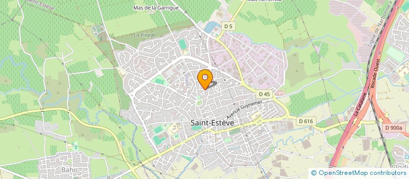 localisation de l'entreprise ARPEL GOUTTIERE  SAINT-ESTEVE