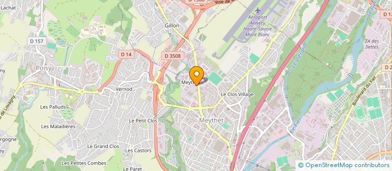 localisation de l'entreprise ARPELY à ANNECY