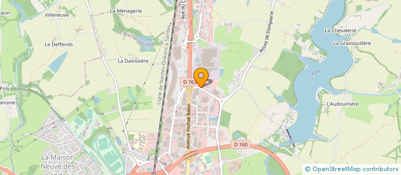 localisation de l'entreprise ARPEMP à LA ROCHE-SUR-YON