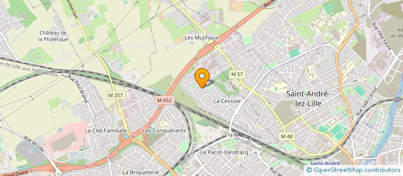 localisation de l'entreprise ARPEN à LAMBERSART