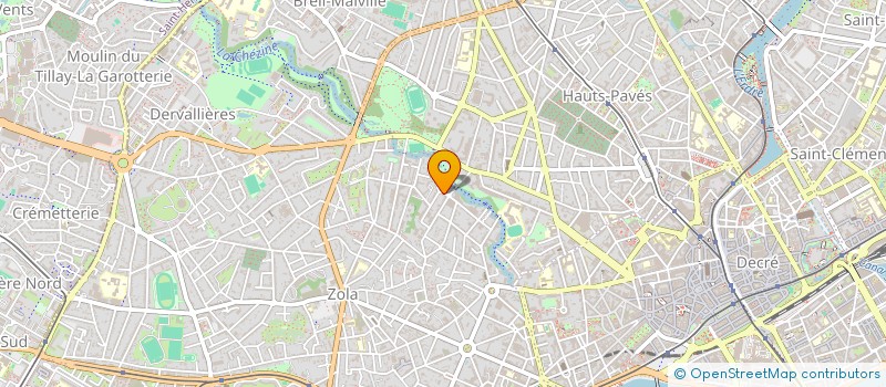 localisation de l'entreprise ARPEN à NANTES