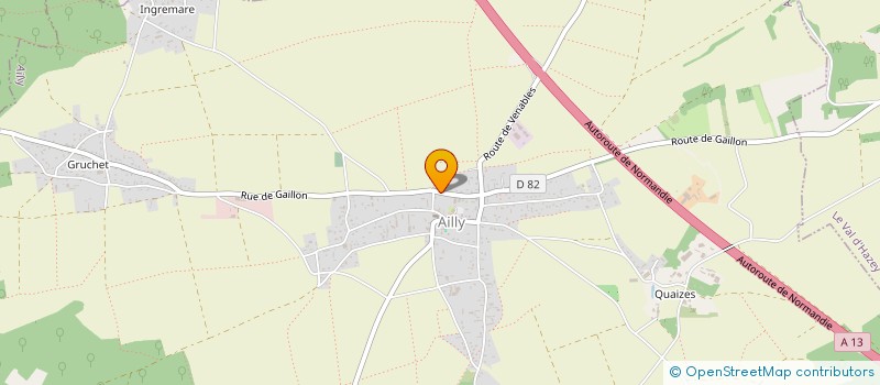 localisation de l'entreprise ARPENTS SCI  AILLY