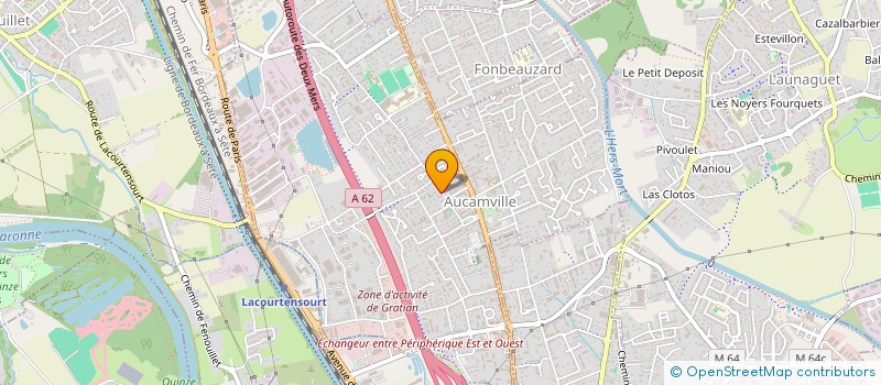localisation de l'entreprise ARPG-ASSOCIATION REGIONALE DE PROFESSEURS DE GUITARE à AUCAMVILLE