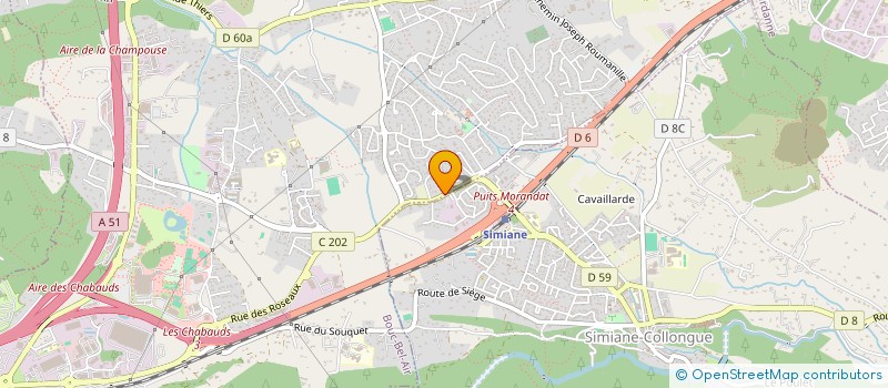 localisation de l'entreprise ARPI  BOUC-BEL-AIR