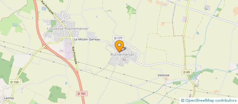 localisation de l'entreprise ARPIEMAT à LOURESSE-ROCHEMENIER