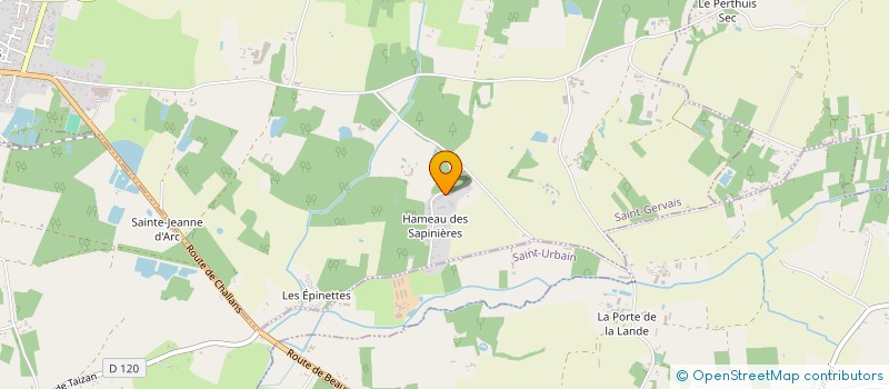 localisation de l'entreprise ARPIER  SAINT-GERVAIS