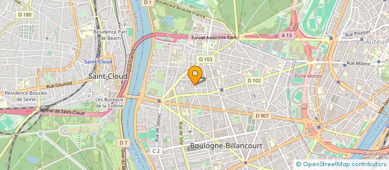 localisation de l'entreprise ARPILABE CIF à BOULOGNE-BILLANCOURT