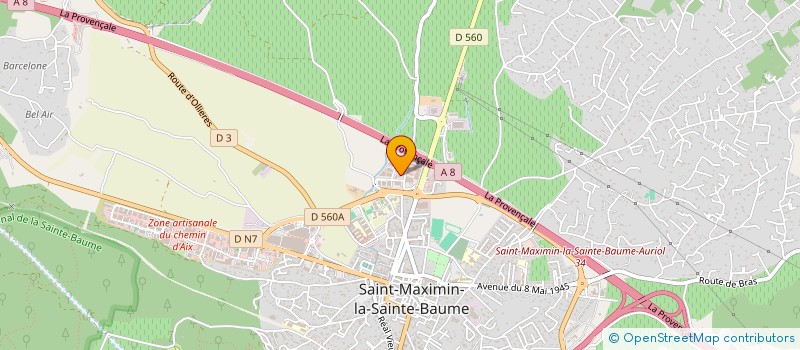 localisation de l'entreprise ARPILLE BONFILS à SAINT-MAXIMIN-LA-SAINTE-BAUME