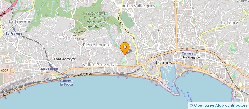 localisation de l'entreprise ARPILLON à CANNES