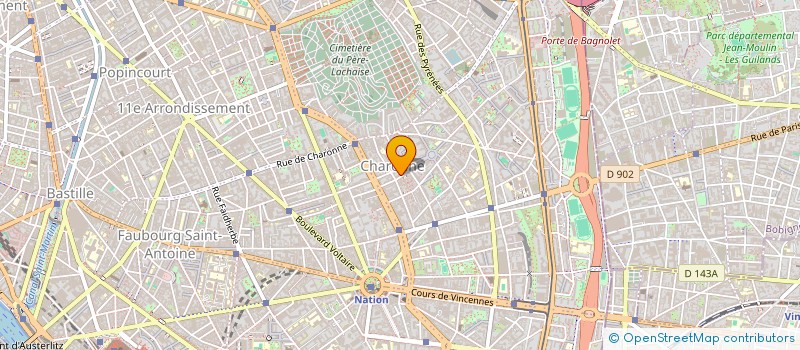 localisation de l'entreprise ARPIN  PARIS