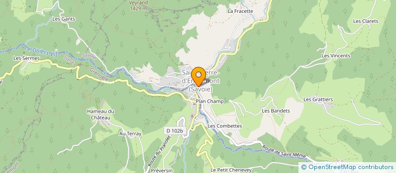 localisation de l'entreprise ARPIN FROMAGER à SAINT-PIERRE-D'ENTREMONT