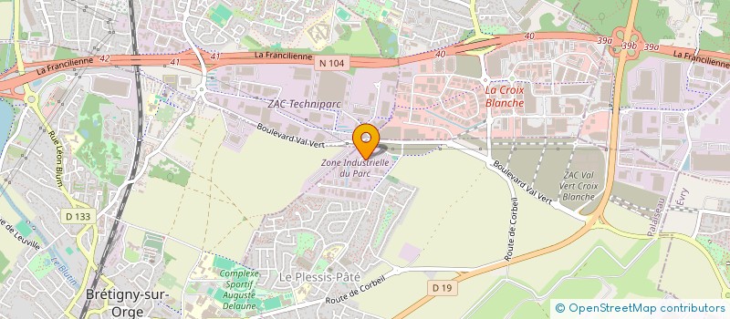 localisation de l'entreprise ARPINO  LE PLESSIS-PATE