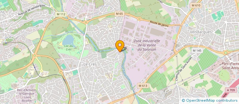 localisation de l'entreprise ARPIRA  LE CRES