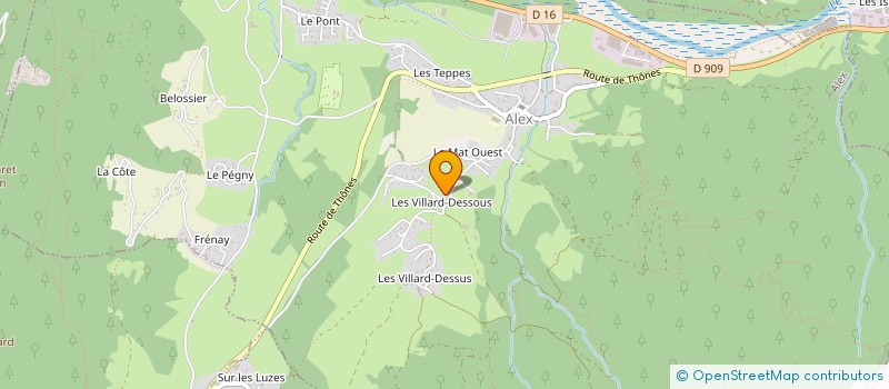 localisation de l'entreprise ARPITAN'RENO' à ALEX