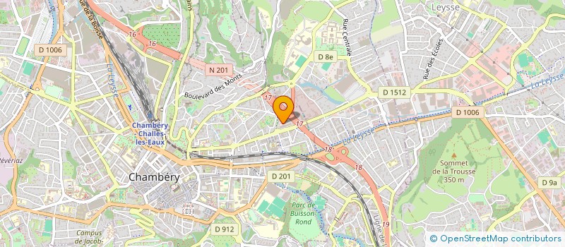 localisation de l'entreprise ARPITANIE à CHAMBERY