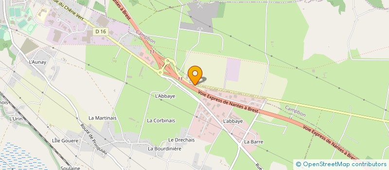 localisation de l'entreprise ARPO  PONTCHATEAU