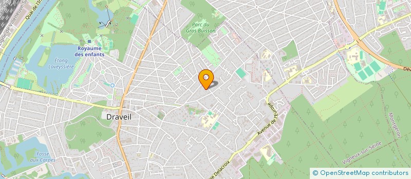 localisation de l'entreprise ARPO à DRAVEIL