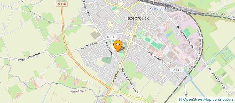 localisation de l'entreprise ARPOADOR  HAZEBROUCK