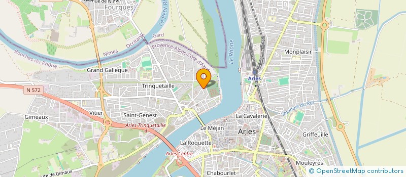 localisation de l'entreprise ARPOM à ARLES