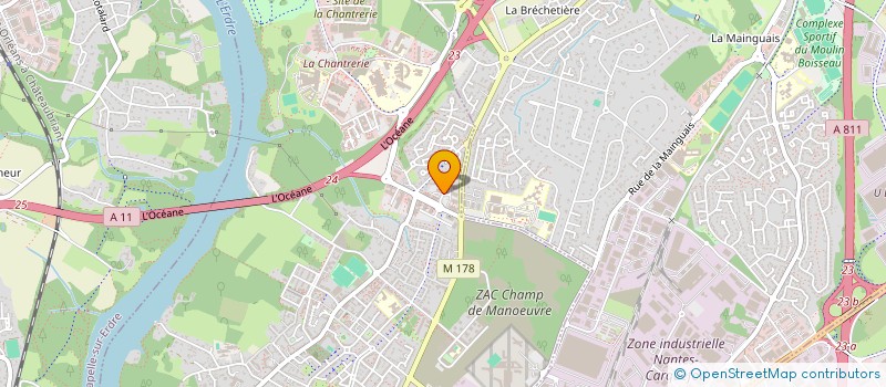 localisation de l'entreprise ARPON TECHNOLOGIES à NANTES