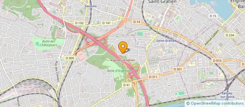 localisation de l'entreprise ARPP  ARGENTEUIL