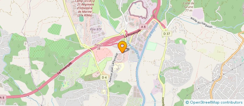 localisation de l'entreprise ARPP BUREAUTIQUE  FREJUS