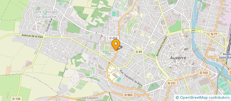 localisation de l'entreprise ARPPE à AUXERRE