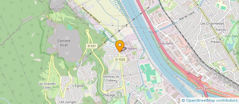 localisation de l'entreprise ARPRO à NOYAREY
