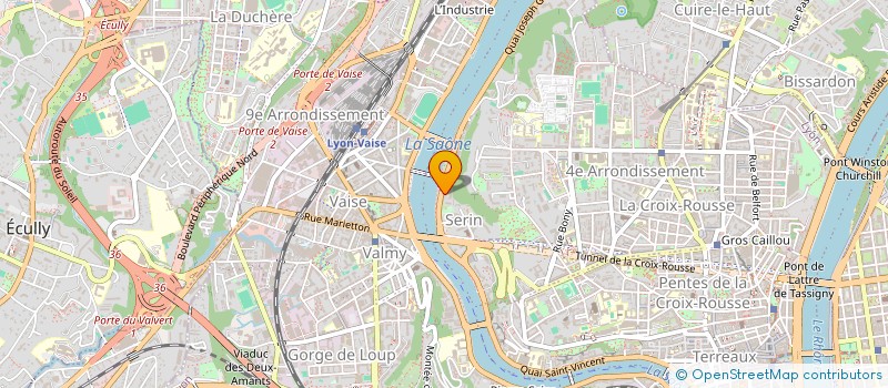 localisation de l'entreprise ARPS  LYON