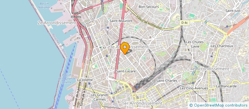 localisation de l'entreprise ARPSYDEMIO à MARSEILLE