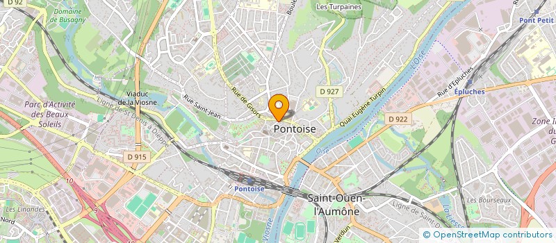 localisation de l'entreprise ARPTEGO GEOMETRE-EXPERT à PONTOISE