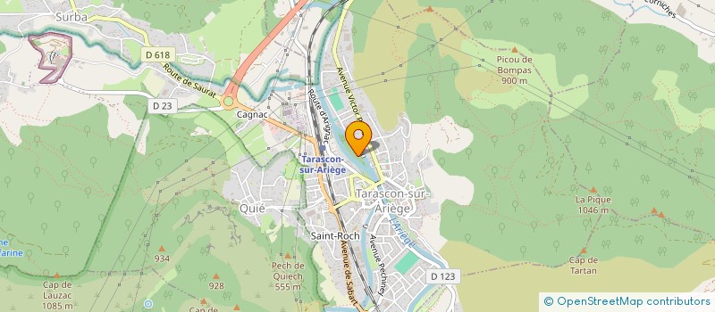 localisation de l'entreprise ARPY à ORNOLAC-USSAT-LES-BAINS