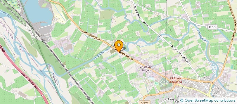 localisation de l'entreprise ARQ  CAVAILLON