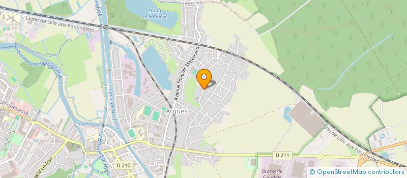 localisation de l'entreprise ARQ' KANSAS COUNTRY CLUB  ARQUES