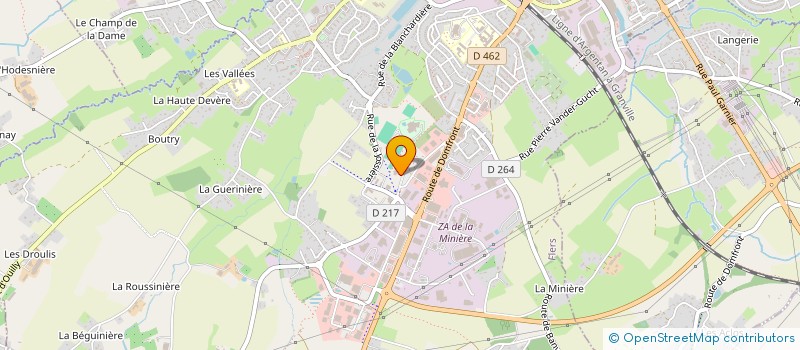 localisation de l'entreprise ARQAA à FLERS