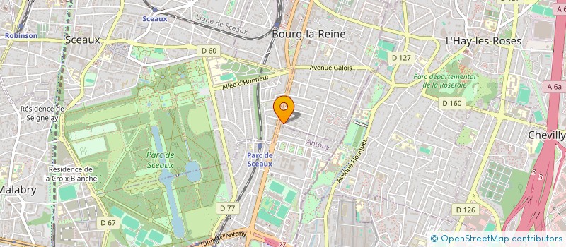 localisation de l'entreprise ARQE CONSULTING à BOURG-LA-REINE