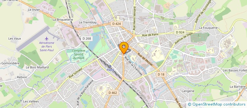 localisation de l'entreprise ARQUAD à FLERS