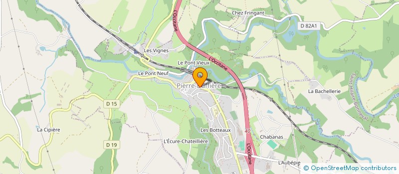 localisation de l'entreprise ARQUAL  PIERRE-BUFFIERE