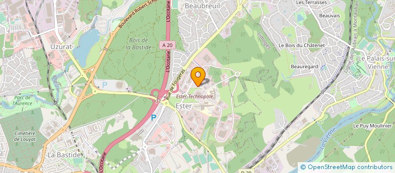 localisation de l'entreprise ARQUANTES COORDINATION à LIMOGES