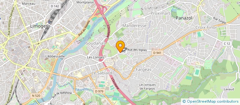 localisation de l'entreprise ARQUANTES INVEST à PANAZOL