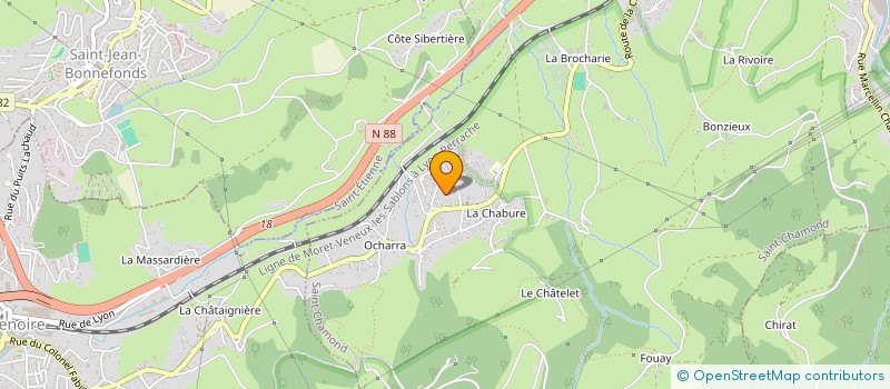 localisation de l'entreprise ARQUEBUSIERS DE ST CHAMOND à SAINT-CHAMOND