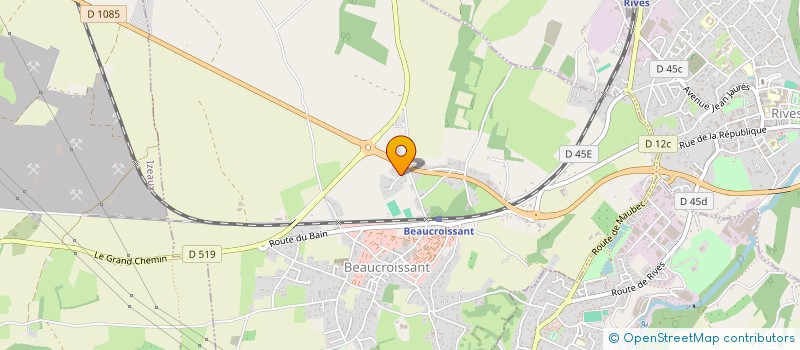 localisation de l'entreprise ARQUERO PLOMBERIE  BEAUCROISSANT