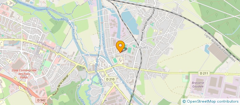 localisation de l'entreprise ARQUES FUTSAL CLUB à ARQUES