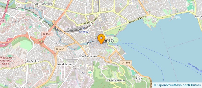 localisation de l'entreprise ARQUITECT CONCEPTION à ANNECY